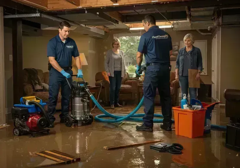 Basement Water Extraction and Removal Techniques process in Shadyside, OH